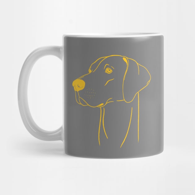 Weimaraner (Grey and Yellow) by illucalliart